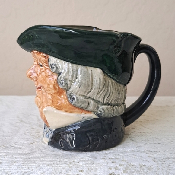 Royal Dalton Parson Brown Character Jug Small D5529 Creamer Mug Collectible - Picture 2 of 11
